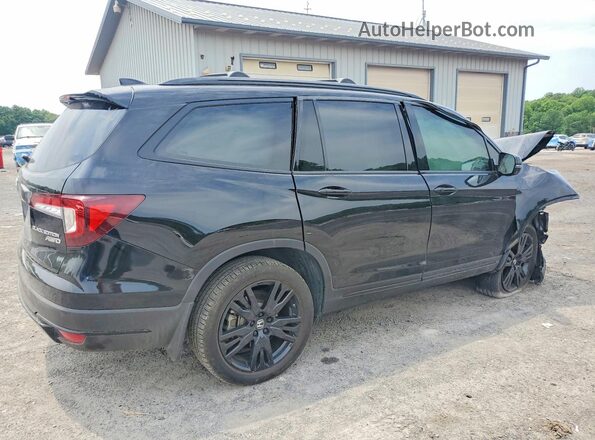 5FNYF6H76MB095595 2021 HONDA PILOT Черный Задняя правая четверть