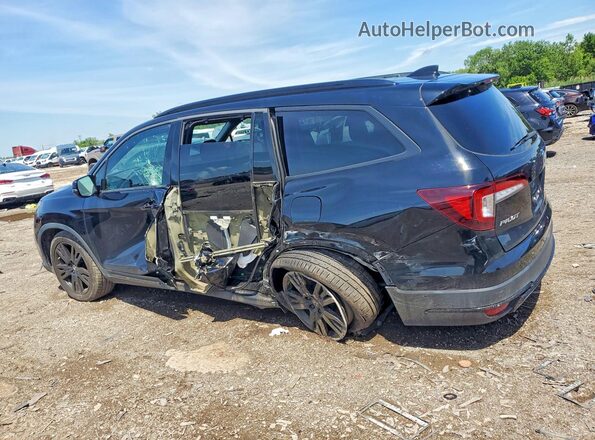 5FNYF6H77MB085612 2021 HONDA PILOT Black Tył lewy
