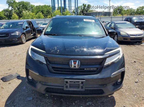 5FNYF6H77MB085612 2021 HONDA PILOT Black Widok z przodu