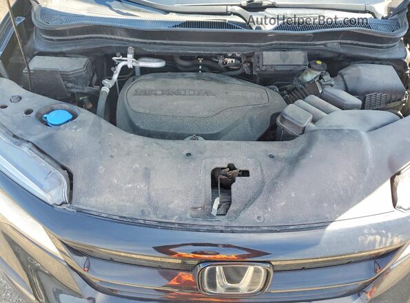5FNYF6H77MB085612 2021 HONDA PILOT Black Widok komory silnika