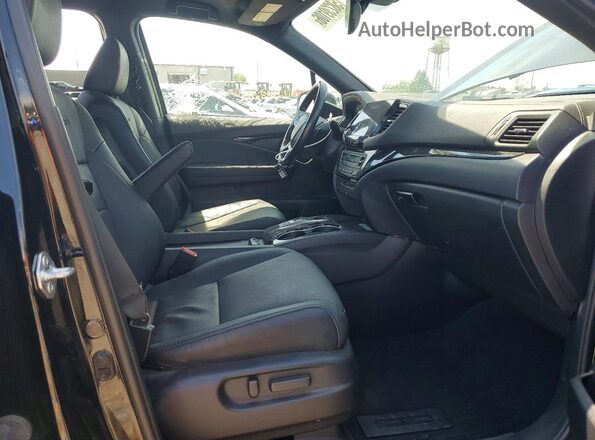 5FNYF6H77MB085612 2021 HONDA PILOT Black Widok wnętrza z przodu