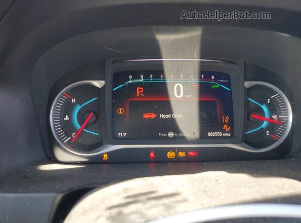 5FNYF6H77MB085612 2021 HONDA PILOT Black Widok zestawu wskaźników
