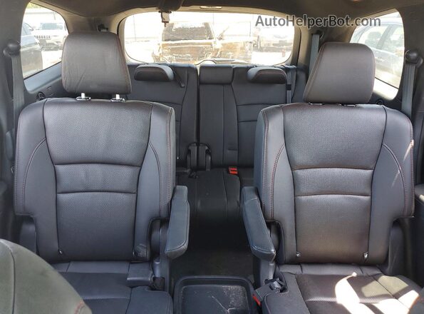 5FNYF6H77MB085612 2021 HONDA PILOT Black Widok tylnych siedzeń