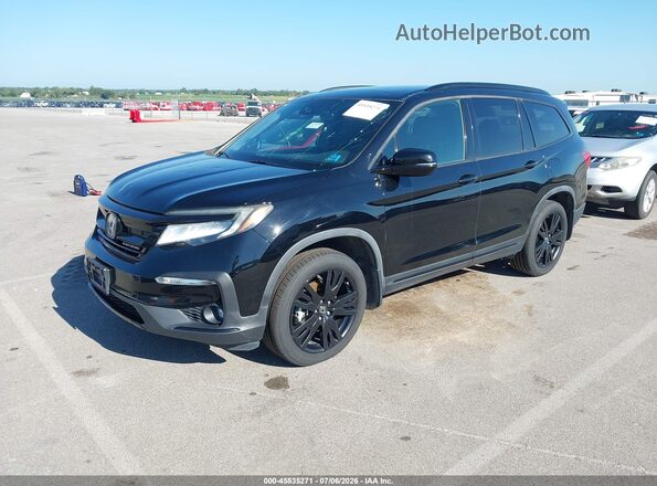 5FNYF6H78LB000517 2020 HONDA PILOT Black Przód lewy