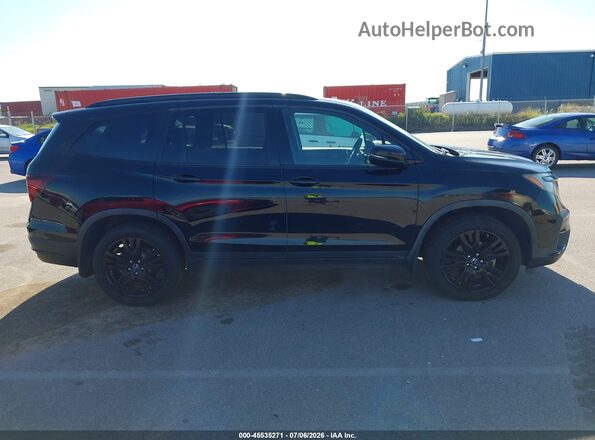5FNYF6H78LB000517 2020 HONDA PILOT Black Widok wnętrza z tyłu