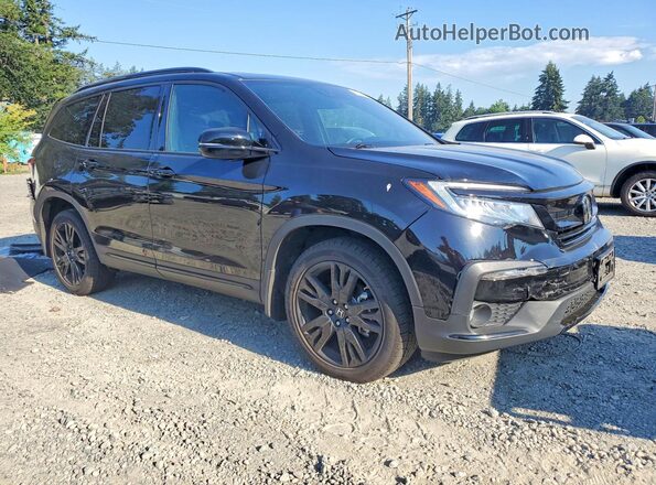 5FNYF6H78LB017401 2020 HONDA PILOT Black Передня права чверть