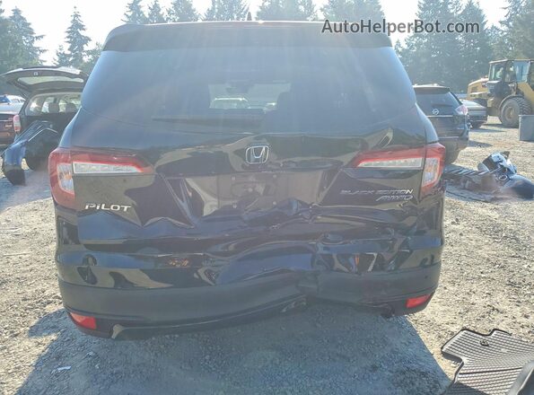 5FNYF6H78LB017401 2020 HONDA PILOT Black Вид ззаду