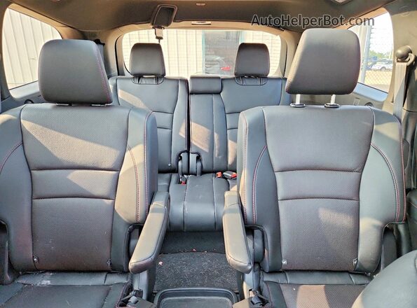 5FNYF6H78NB036176 2022 HONDA PILOT Black Vista de los asientos traseros