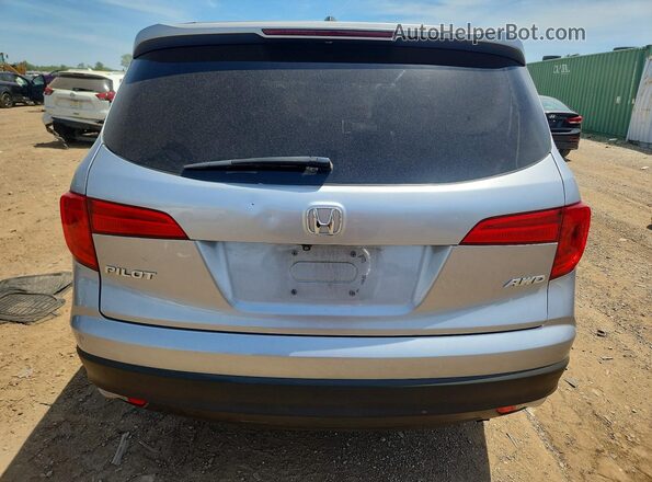 5FNYF6H79HB006110 2017 HONDA PILOT Silver Հետևի տեսք