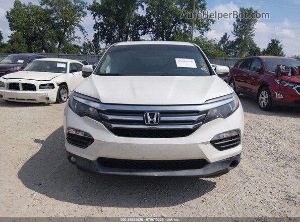 5FNYF6H79HB053668 2017 HONDA PILOT White Սարքավորումների վահանակի տեսք