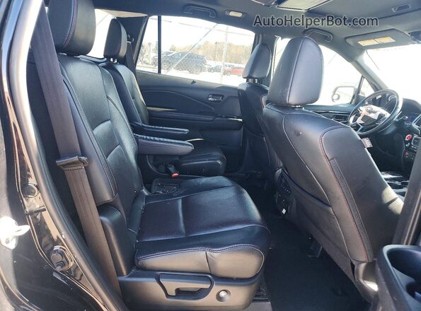 5FNYF6H79MB004416 2021 HONDA PILOT Black Вид задньої частини салону