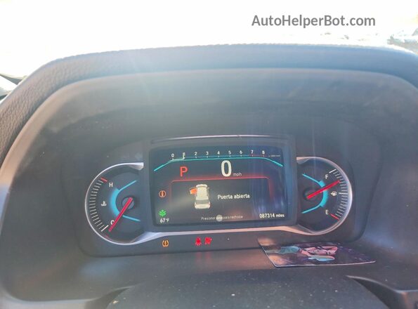 5FNYF6H79MB004416 2021 HONDA PILOT Black Вид щитка приладів