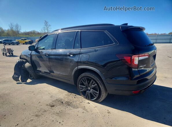5FNYF6H79MB004416 2021 HONDA PILOT Black Задня ліва чверть