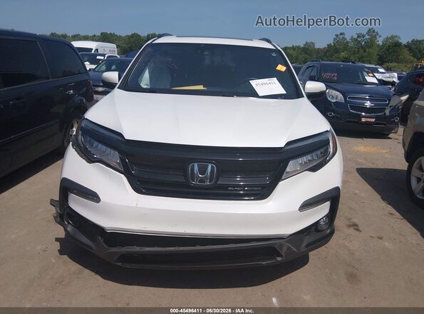 5FNYF6H7XMB031480 2021 HONDA PILOT White Вид щитка приладів