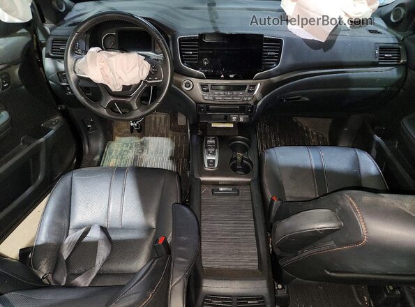 5FNYF6H81NB065608 2022 HONDA PILOT Black Առջևի վահանակի տեսք