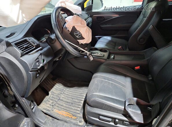 5FNYF6H81NB065608 2022 HONDA PILOT Black Սալոնի դիմացի տեսք