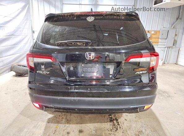 5FNYF6H81NB065608 2022 HONDA PILOT Black Հետևի տեսք