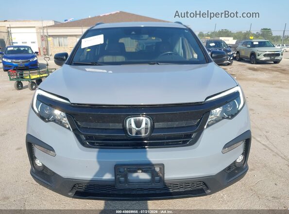 5FNYF6H82NB087312 2022 HONDA PILOT Blue Instrument cluster view