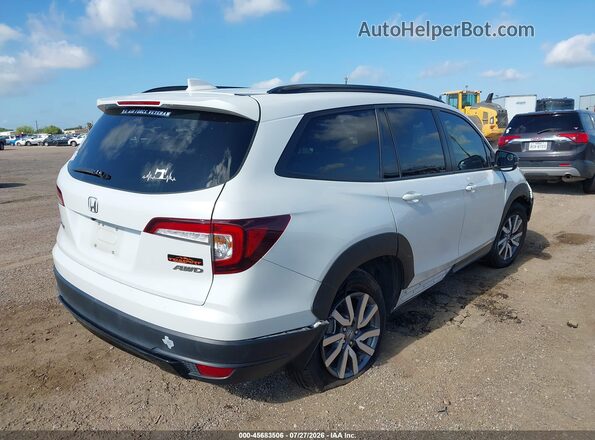 5FNYF6H82NB088766 2022 HONDA PILOT Белый Задняя правая четверть