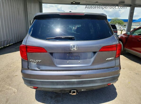 5FNYF6H88HB016653 2017 HONDA PILOT Charcoal Հետևի տեսք