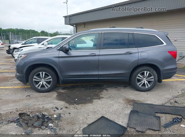 5FNYF6H88HB053377 2017 HONDA PILOT Gray Панорамний вид салону 360°