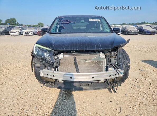 5FNYF6H89JB019812 2018 HONDA PILOT Black Front view