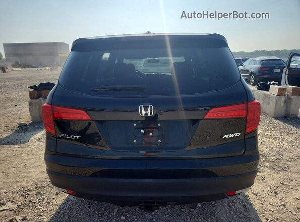 5FNYF6H89JB019812 2018 HONDA PILOT Black Rear view