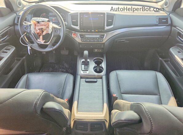 5FNYF6H89JB019812 2018 HONDA PILOT Black Dashboard view