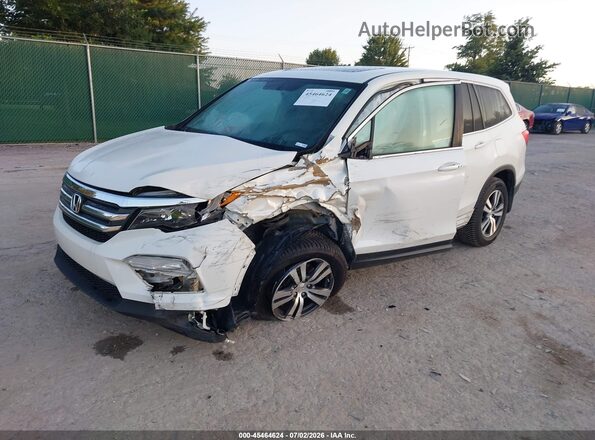 5FNYF6H89JB070047 2018 HONDA PILOT White Front left