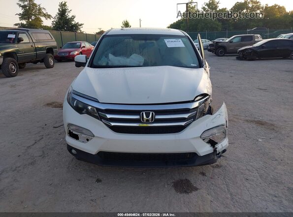 5FNYF6H89JB070047 2018 HONDA PILOT White Instrument cluster view