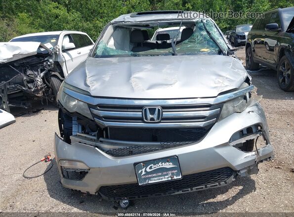 5FNYF6H8XJB033346 2018 HONDA PILOT Gray Widok deski rozdzielczej