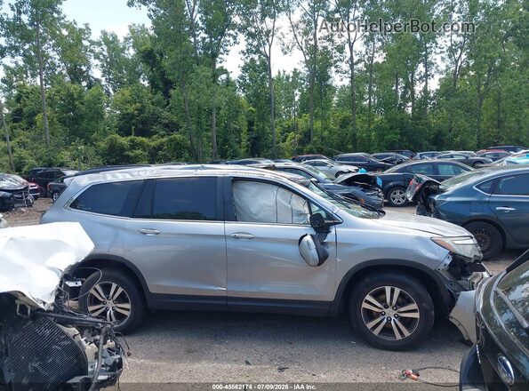 5FNYF6H8XJB033346 2018 HONDA PILOT Gray Widok zestawu wskaźników