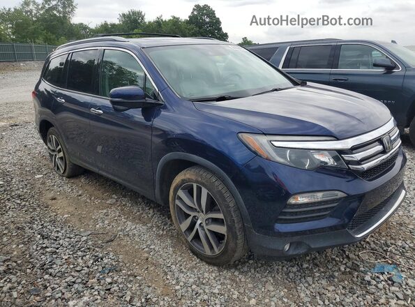 5FNYF6H90HB066388 2017 HONDA PILOT Blue Przód prawy