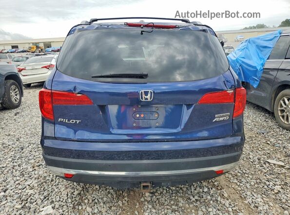 5FNYF6H90HB066388 2017 HONDA PILOT Blue Widok z tyłu
