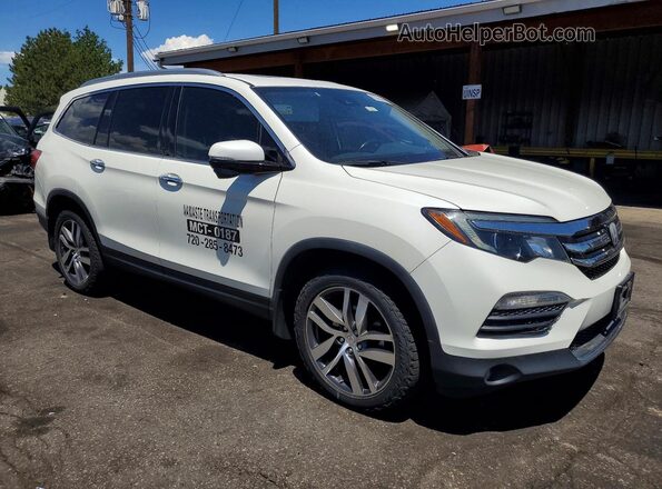 5FNYF6H90HB082655 2017 HONDA PILOT White Передня права чверть
