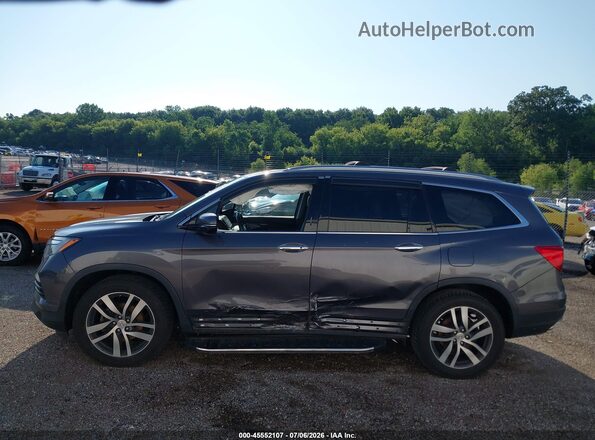 5FNYF6H90HB103391 2017 HONDA PILOT Gray Widok wnętrza 360 stopni