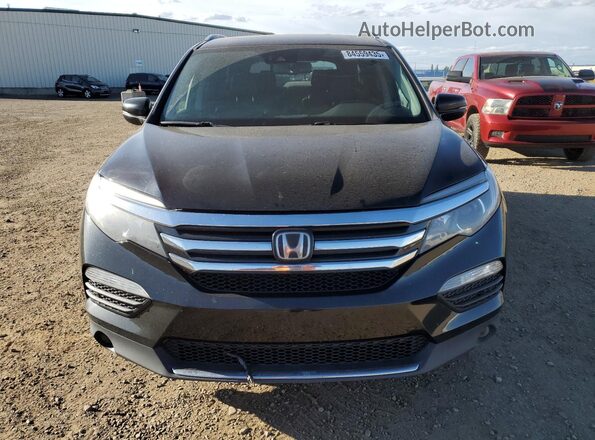 5FNYF6H90HB500972 2017 HONDA PILOT Black Вид спереду