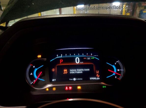 5FNYF6H90MB037189 2021 HONDA PILOT Черный Вид щитка приборов