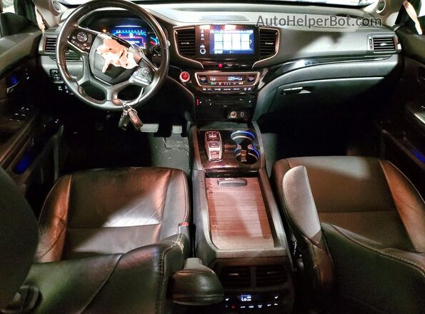 5FNYF6H90MB037189 2021 HONDA PILOT Черный Вид панели приборов