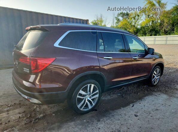 5FNYF6H91GB096546 2016 HONDA PILOT Red Հետևի աջ