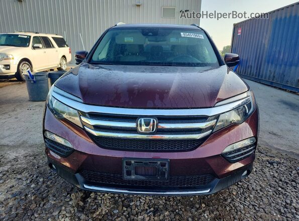 5FNYF6H91GB096546 2016 HONDA PILOT Red Դիմացի տեսք