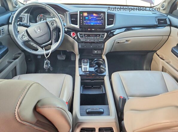 5FNYF6H91GB096546 2016 HONDA PILOT Red Առջևի վահանակի տեսք