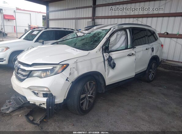 5FNYF6H91HB046523 2017 HONDA PILOT Белый Передняя левая четверть