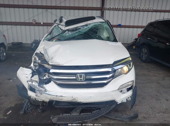 5FNYF6H91HB046523 2017 HONDA PILOT Белый Вид щитка приборов