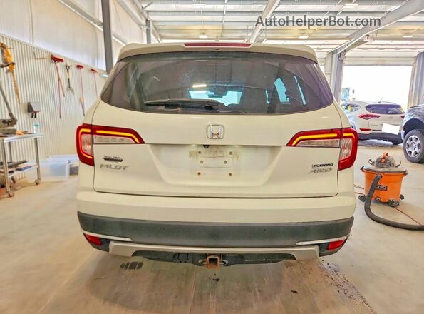 5FNYF6H91KB002982 2019 HONDA PILOT White Vista trasera