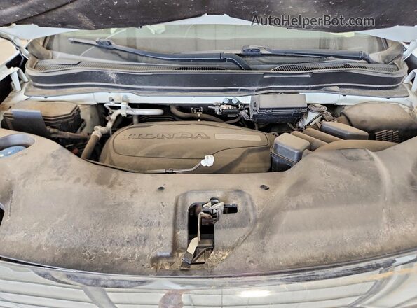5FNYF6H91KB002982 2019 HONDA PILOT White Vista del compartimento del motor