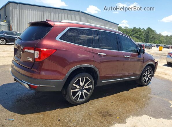 5FNYF6H91KB079657 2019 HONDA PILOT Burgundy Trasero derecho