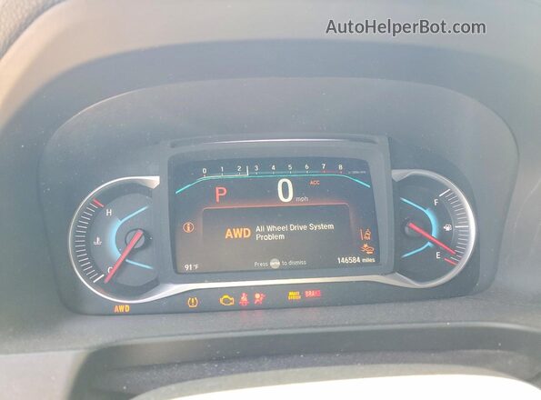 5FNYF6H91KB079657 2019 HONDA PILOT Burgundy Vista del cuadro de instrumentos