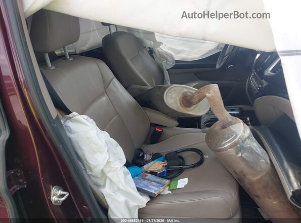 5FNYF6H92HB039385 2017 HONDA PILOT Maroon Front interior view