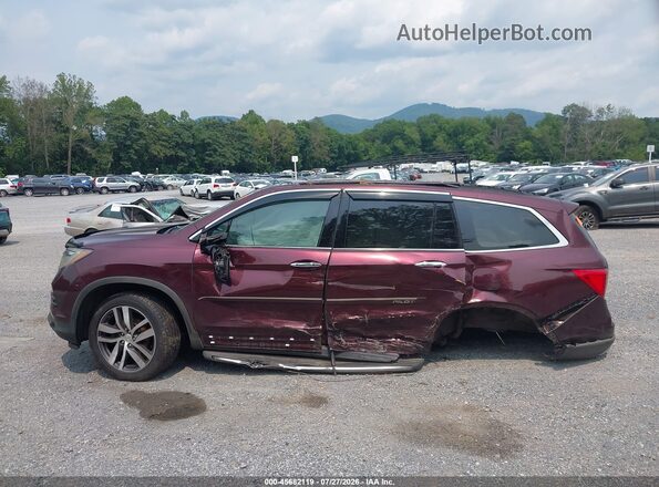 5FNYF6H92HB039385 2017 HONDA PILOT Maroon 360 interior view